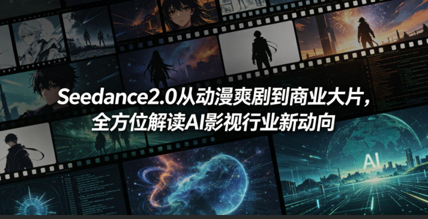 Seedance2.0从动漫爽剧到商业大片，全方位解读AI影视行业新动向